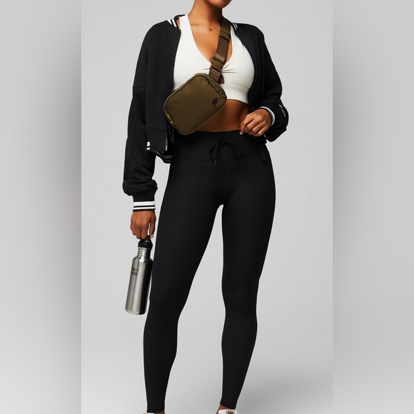 Fabletics Pants - Fabletics Oasis Rib High-Waisted Legging